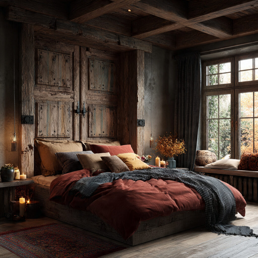 27 Best Bedroom Headboard Ideas for Every Style 18 Vintage Door Headboard Repurposing Ideas