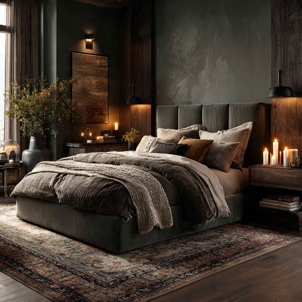 Complete Blog Post Draft: Cozy Moody Bedroom Design