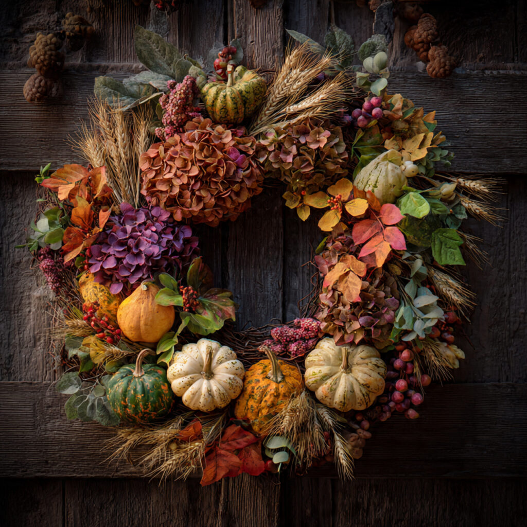 Autumn Harvest and Foraged Elements