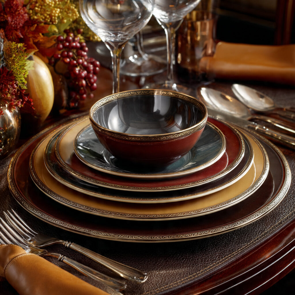Elevating Your Table with Layered Place Settings