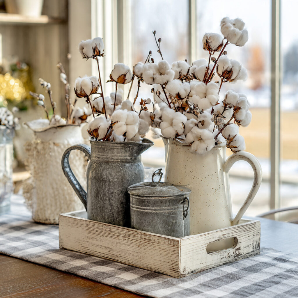 Winter Centerpieces: Festive & Stylish Decor Ideas 8 Farmhouse Style Displays