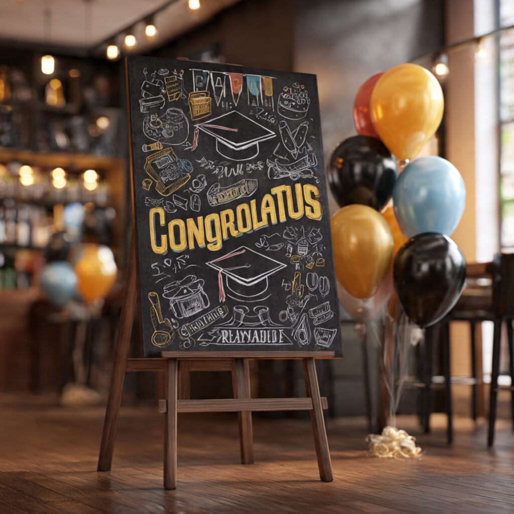 Chalkboard Designs: Creative Ideas & Stylish Uses 21 Graduation Party Decor