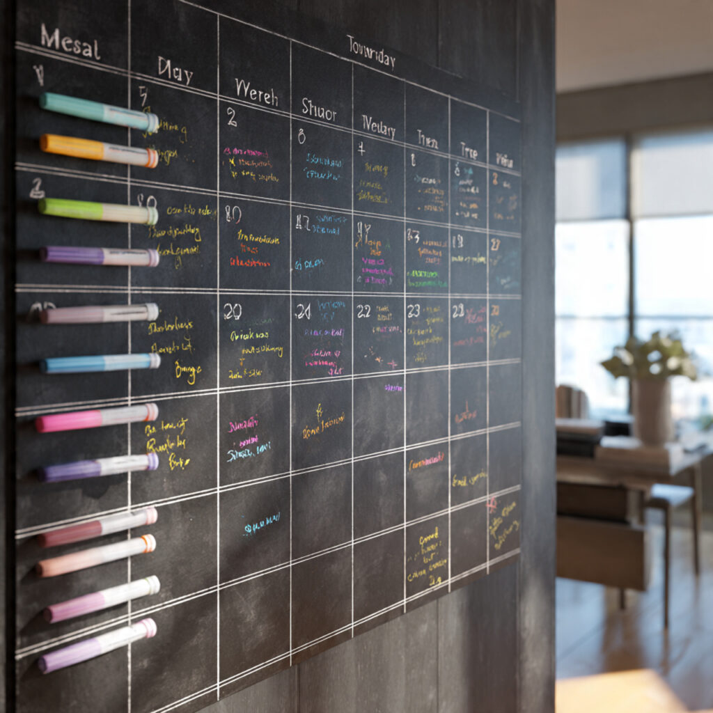 Chalkboard Designs: Creative Ideas & Stylish Uses 7 Monthly Calendar Layouts