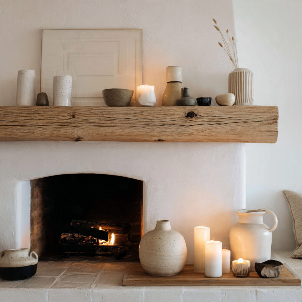 Rustic Fireplace Mantels