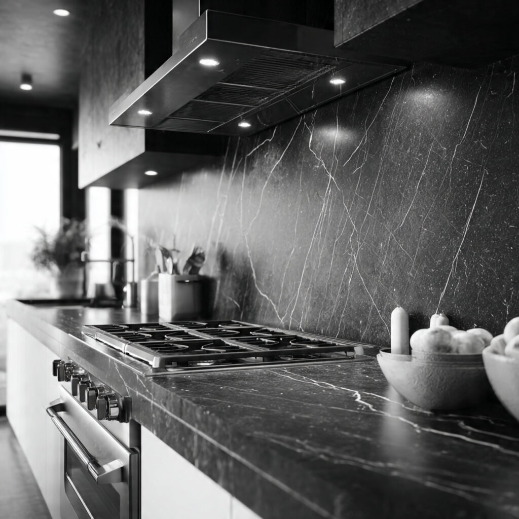 High Contrast Backsplash Styles