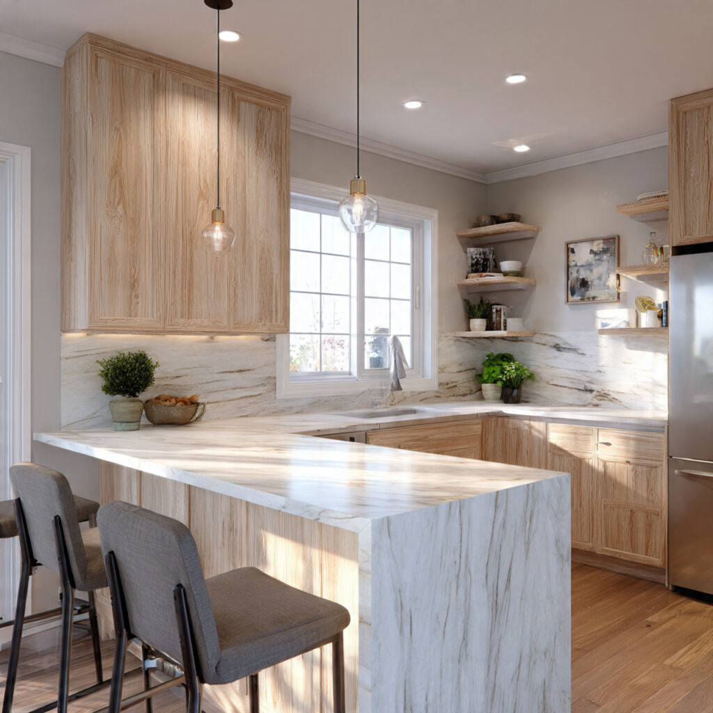 Kitchen Island Guide: Designs, Sizes, Lighting & Layout Tips 6 Kitchen Peninsula