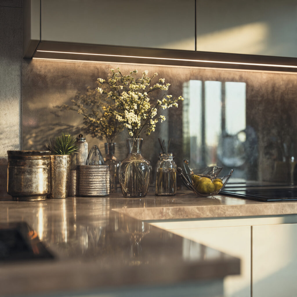 Mirrored Backsplash Ideas