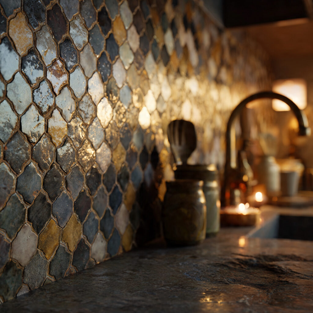 Moroccan Zellige Tile Backsplash