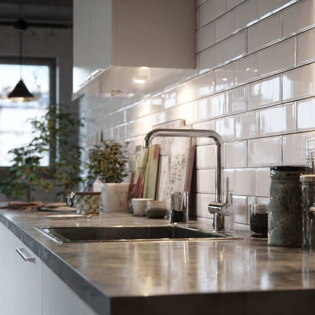 Peel and Stick Backsplash