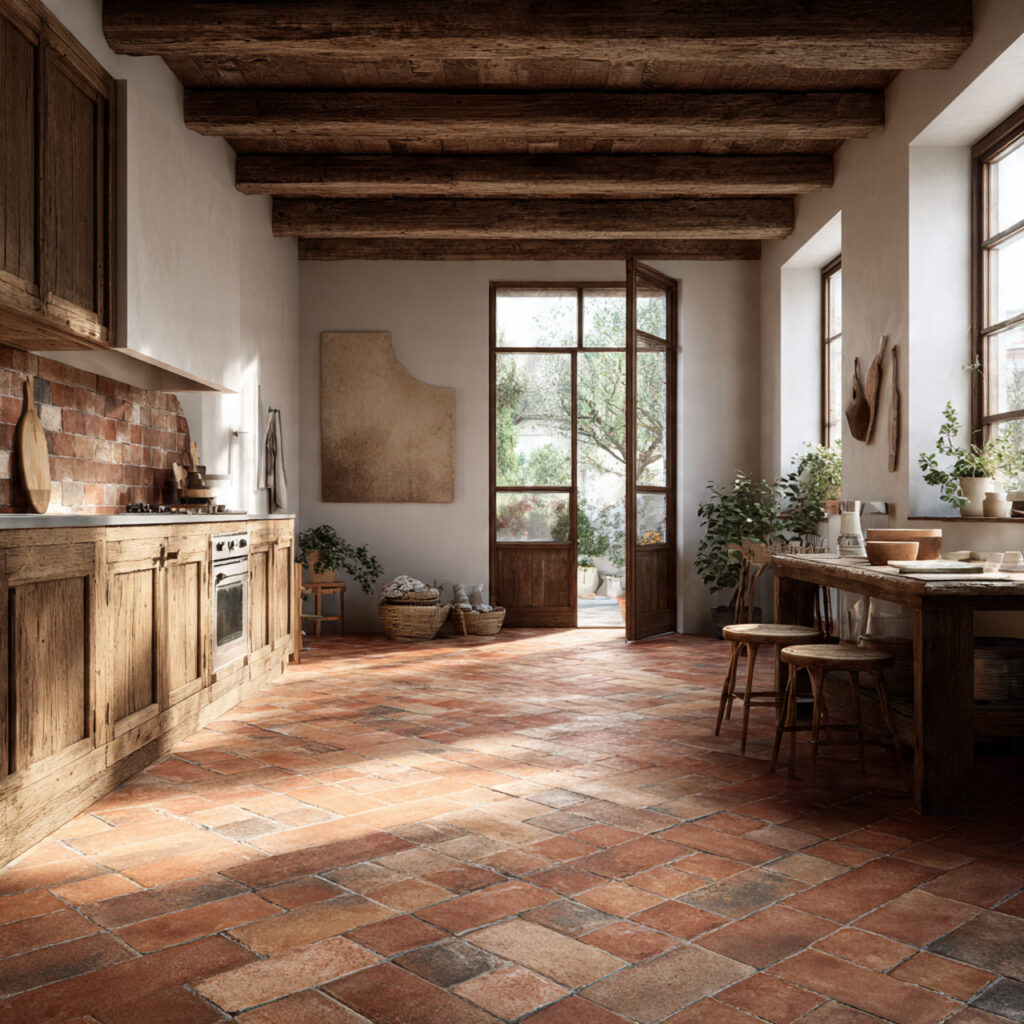 Kitchen Tiles Ideas for Modern, Stylish & Durable Kitchens 24 authentic terracotta rustic charm kitchen interior