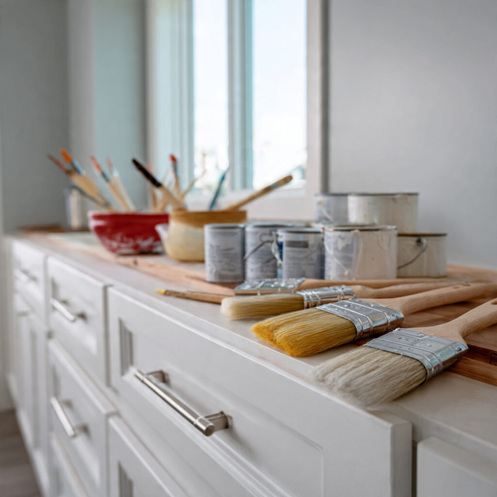 painting kitchen cabinets